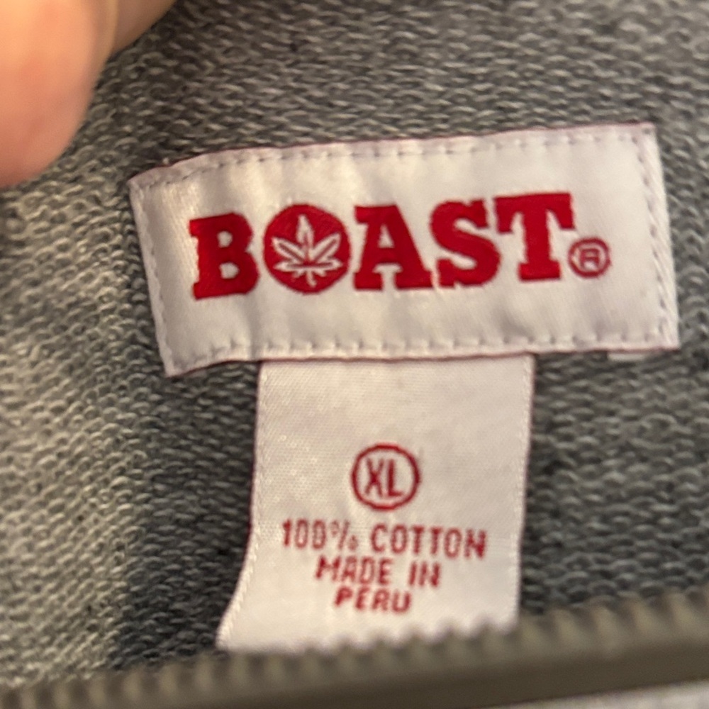 Boast Heather Gray Sweatshirt unisex size XL - Picture 3 of 7